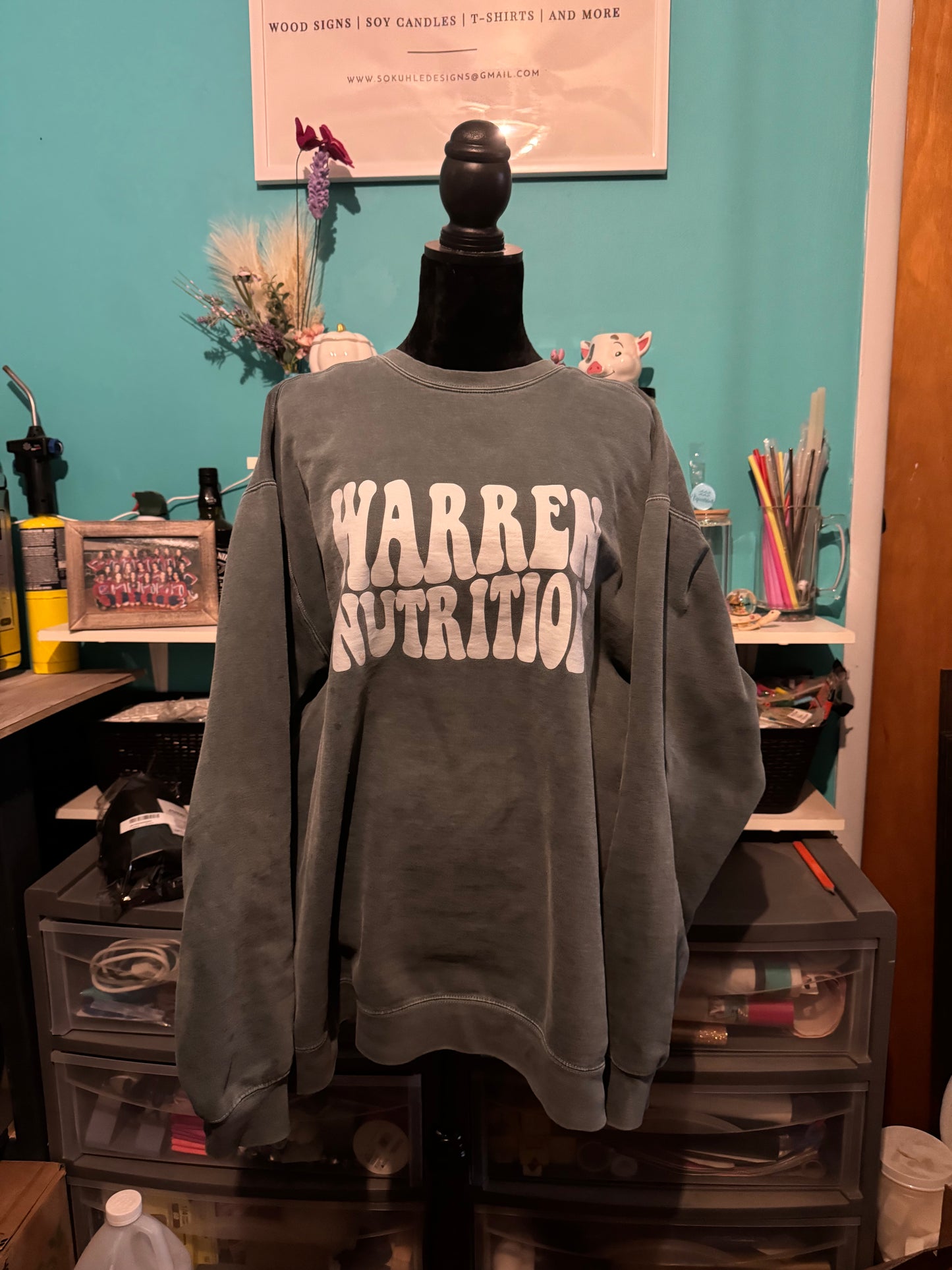 Tea Shop Branded Crewneck